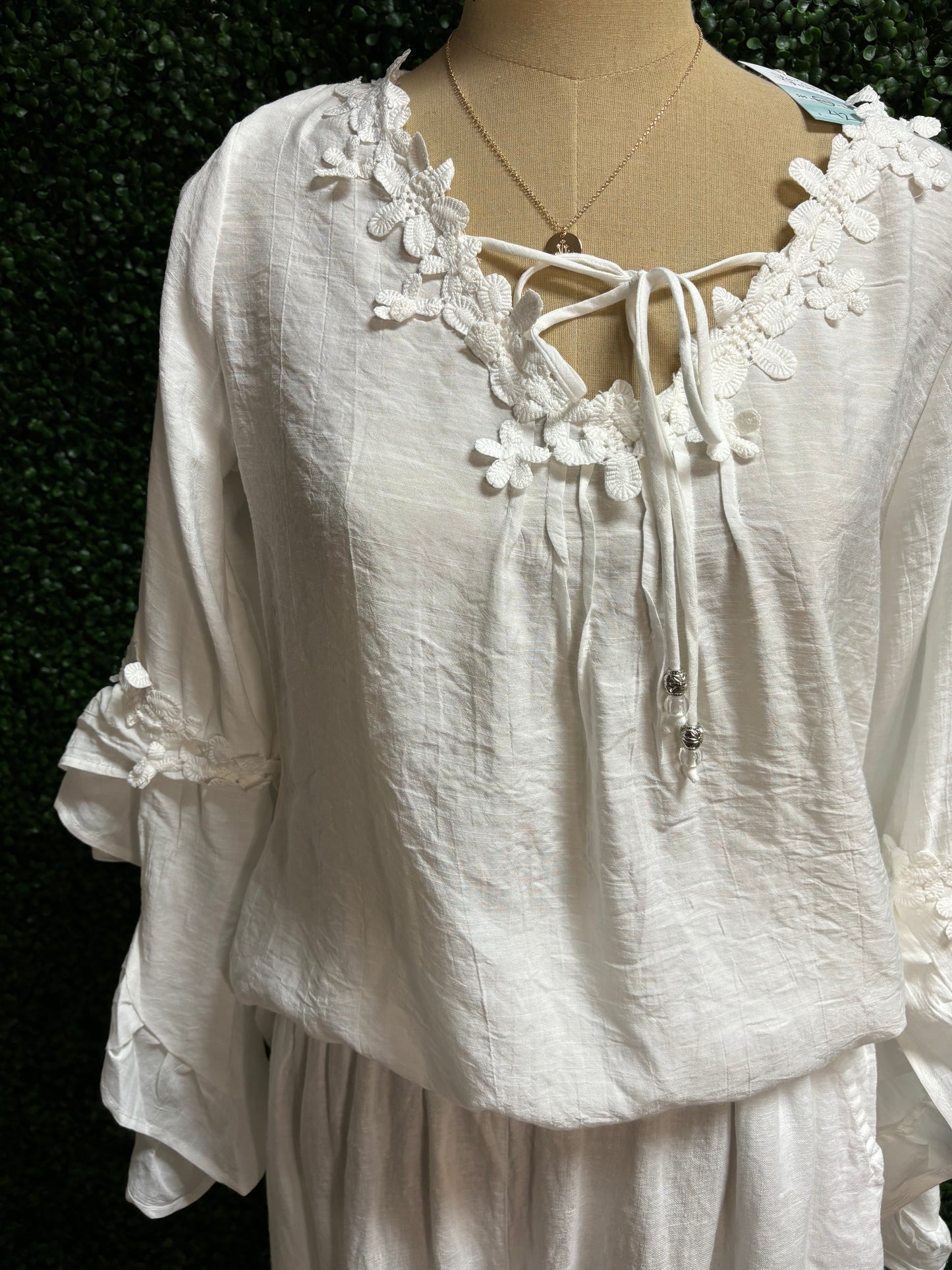 Sweet Summer White Blouse