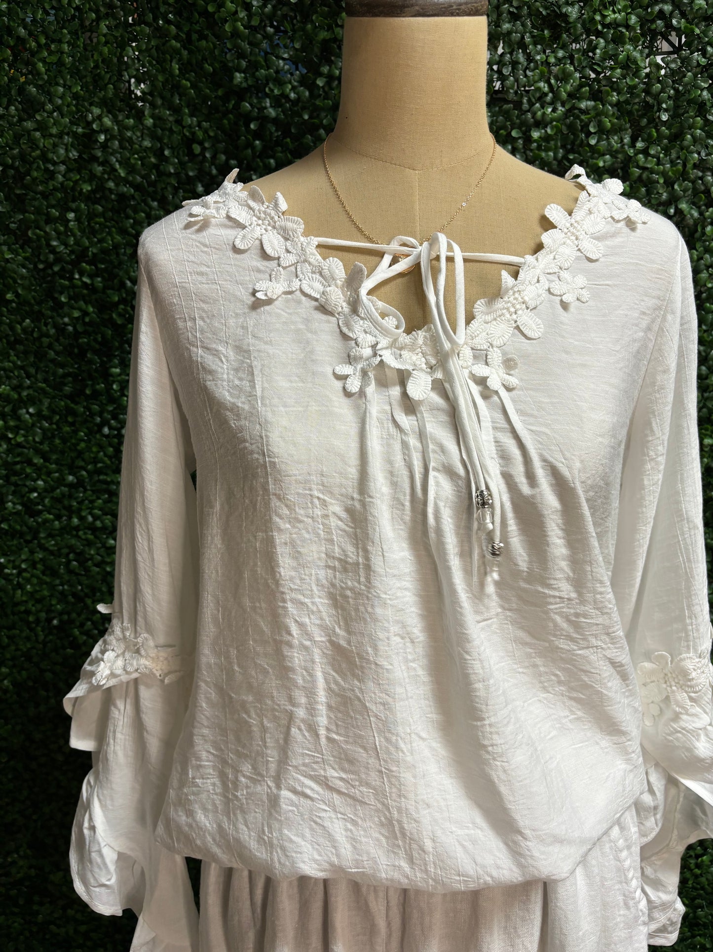 Sweet Summer White Blouse