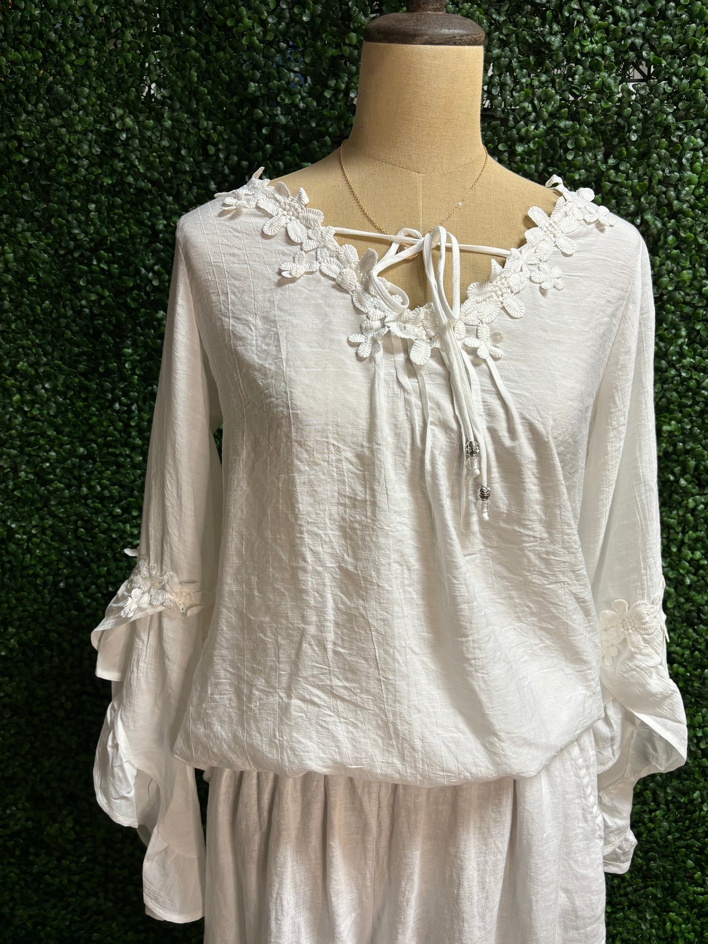 Sweet Summer White Blouse