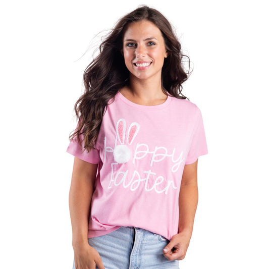 Hoppy Easter Pink T-Shirt