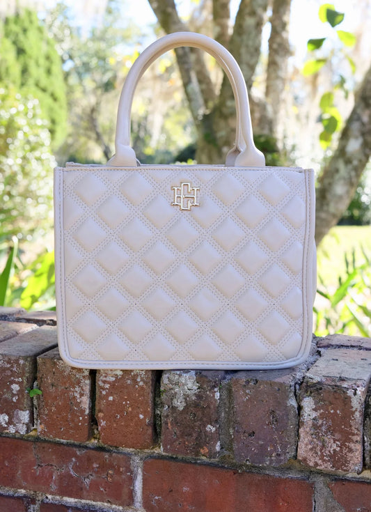 Ricky Mini Tote NUDE Quilted