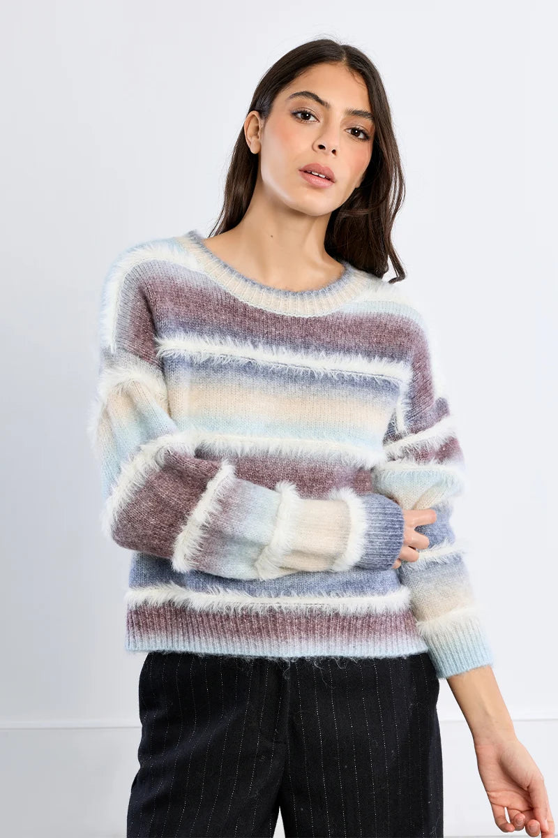 Violet's Fringe Sweater