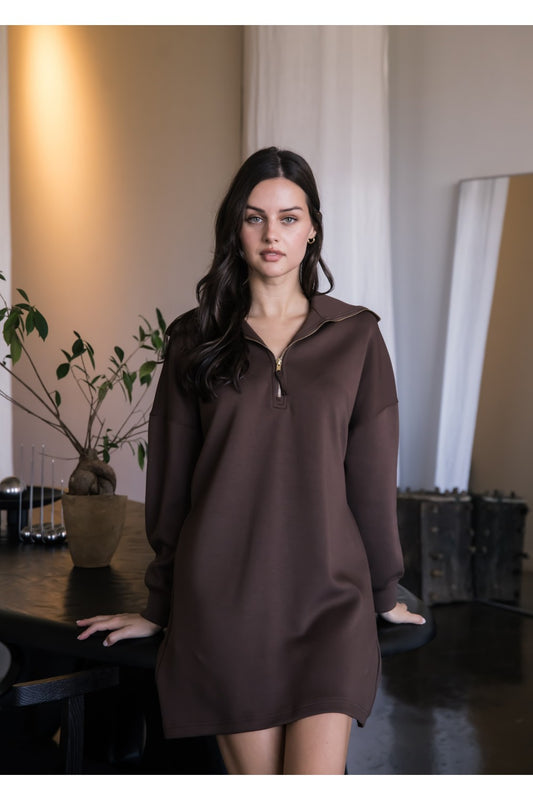 P. Cill Quarter Zip Dress