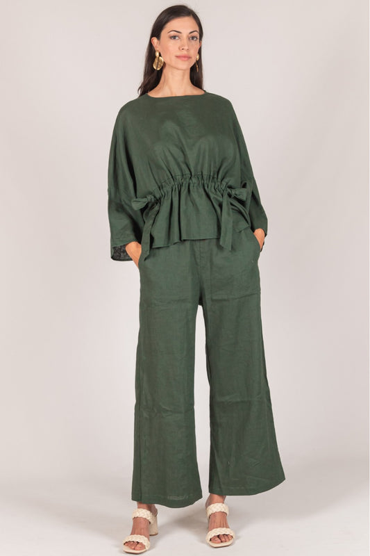 Linen Wide Leg Pants