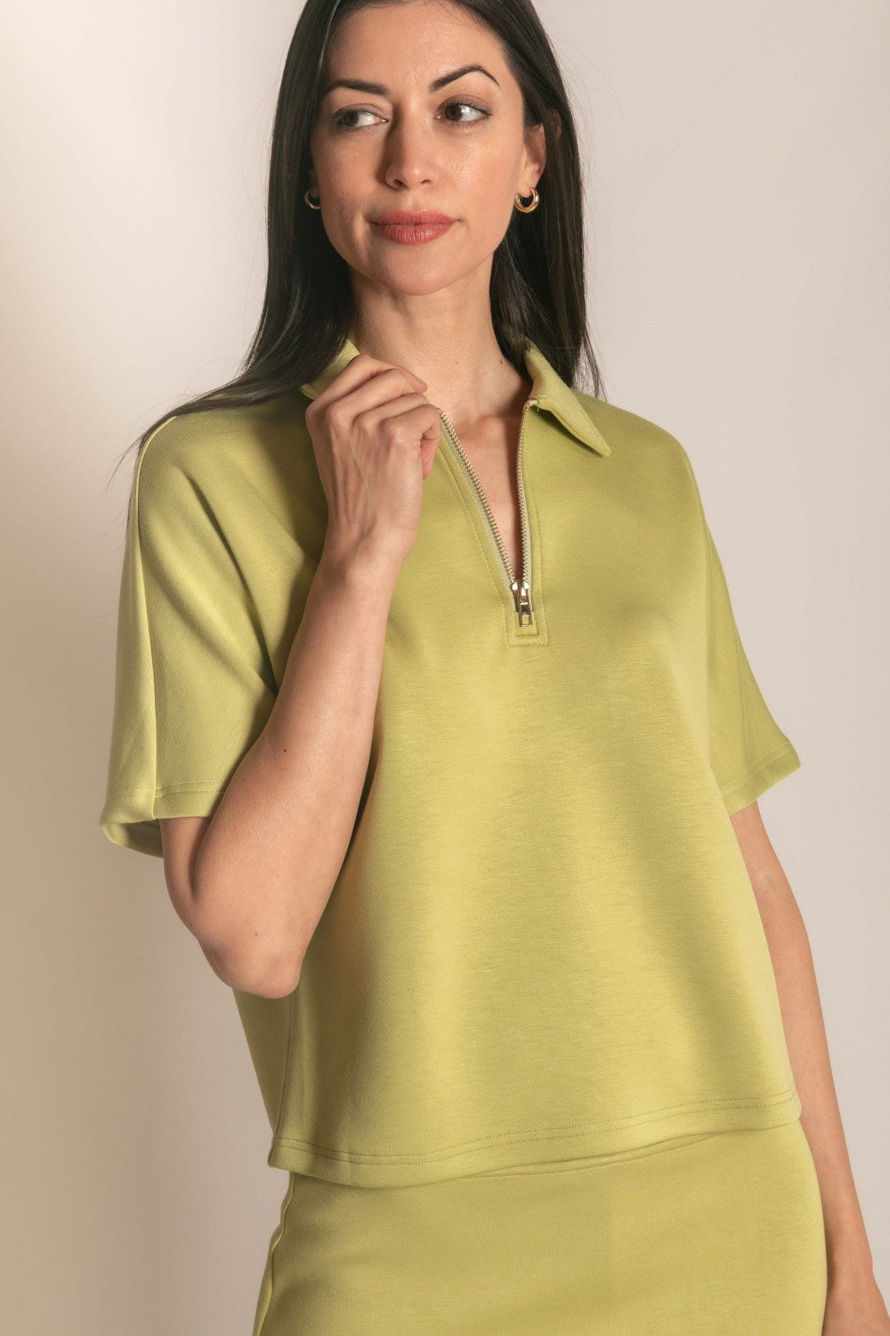 P. CILL Lemon Grass Quarter Zip