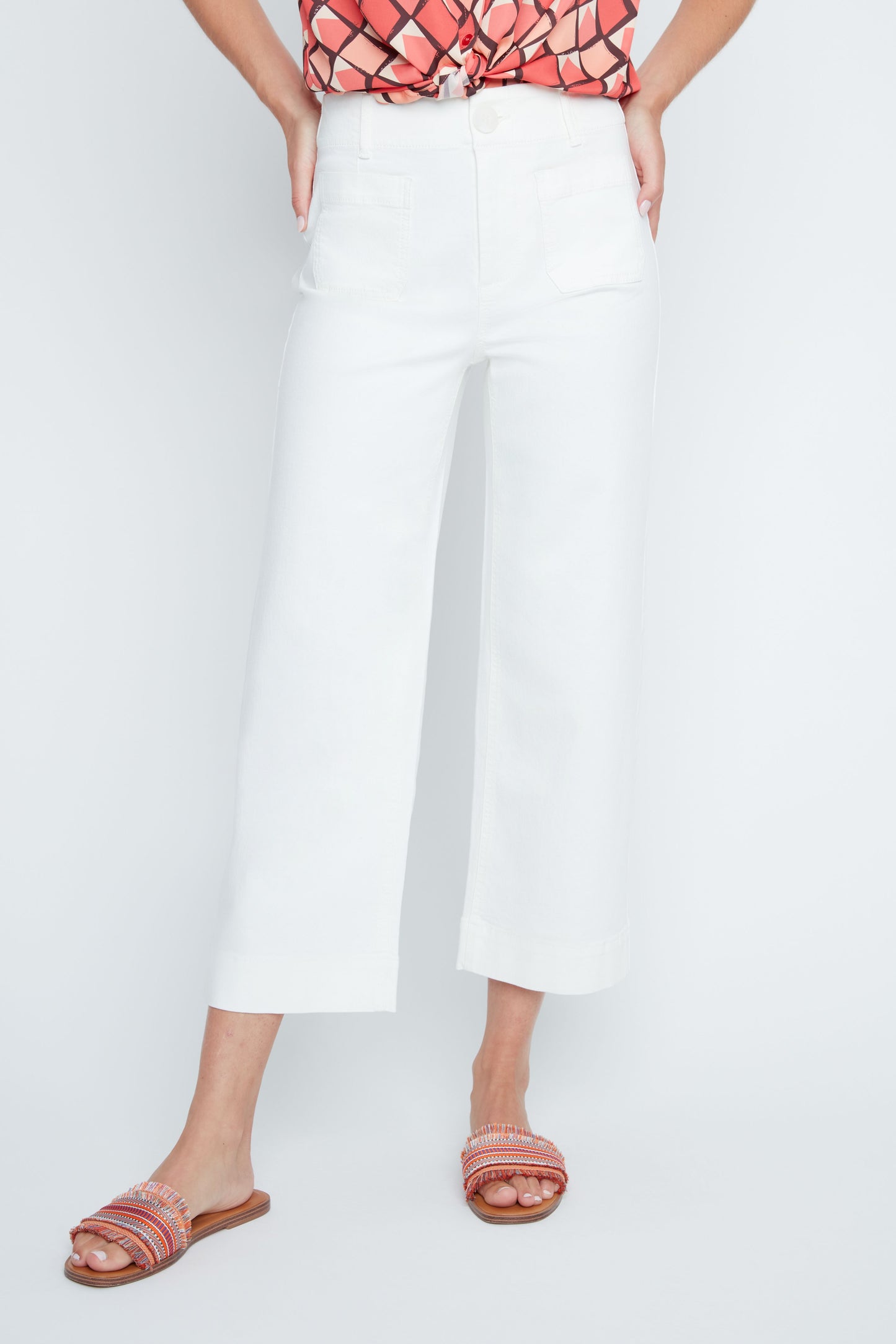 Dot's Cotton Trousers, Ivory