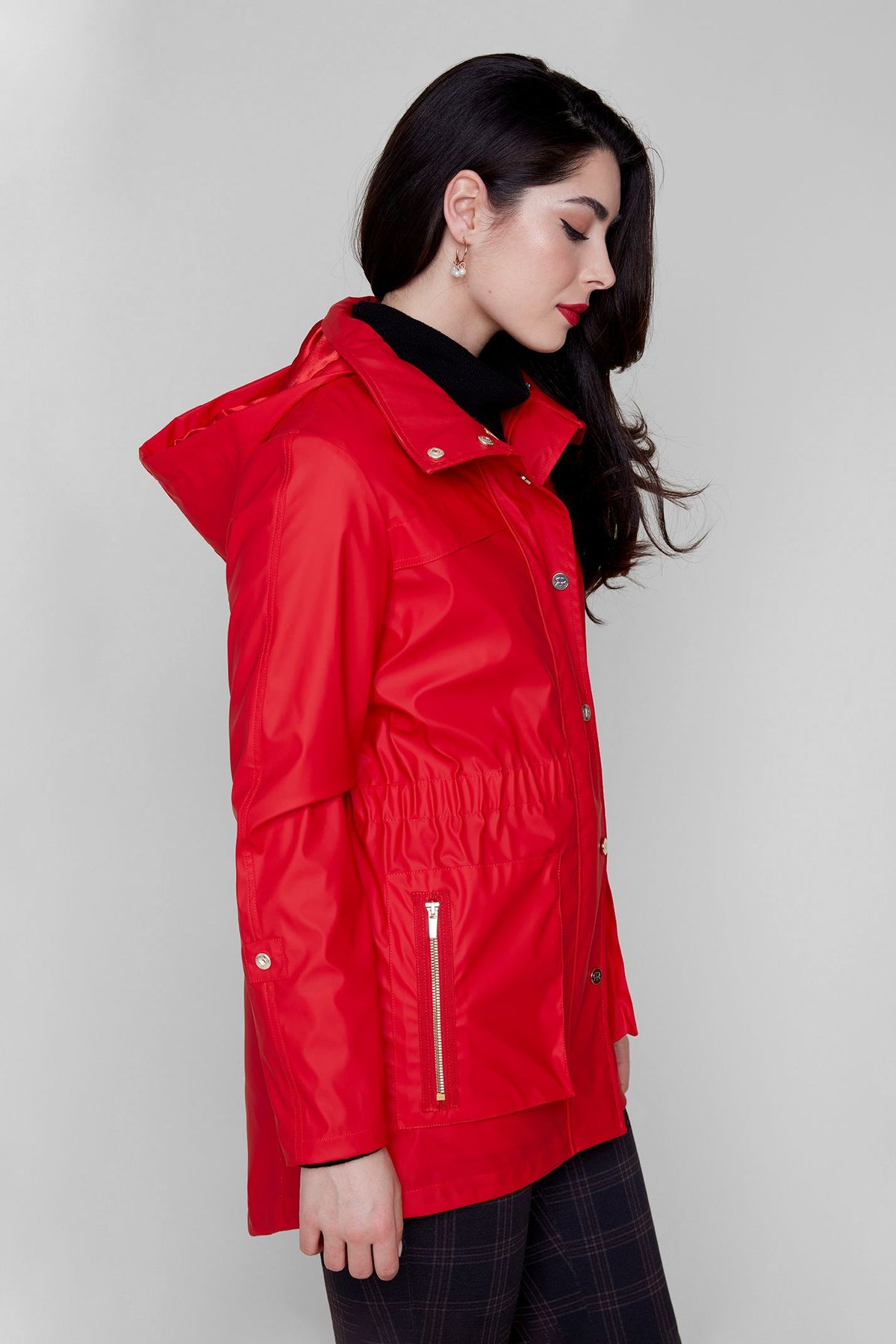 County Red Rain Jacket