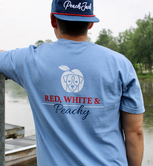 Red, White, Peachy