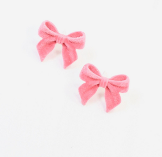 Angelina Velvet Bow Earring