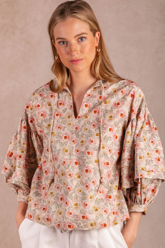 Prim's Floral Blouse