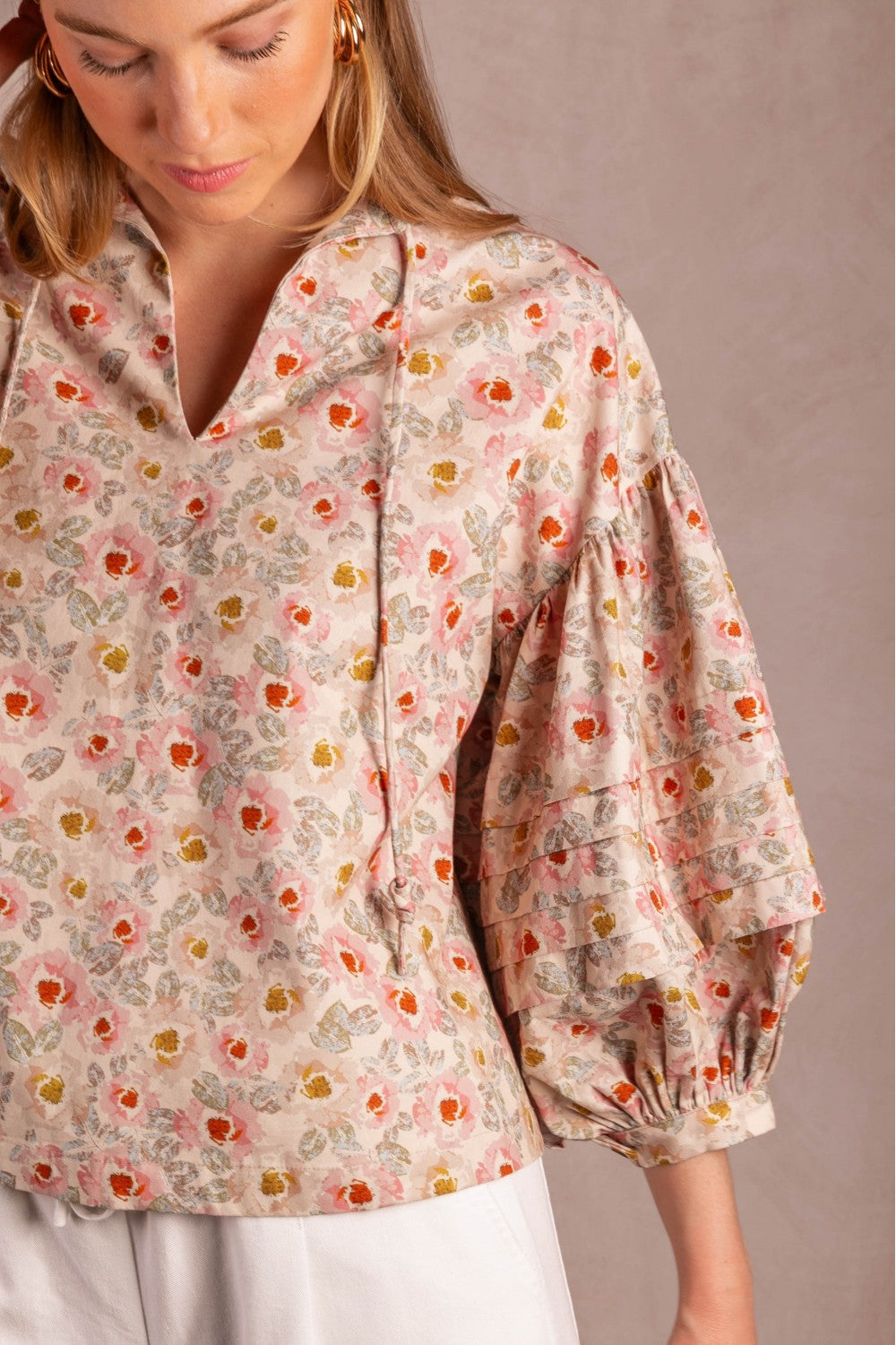 Prim's Floral Blouse