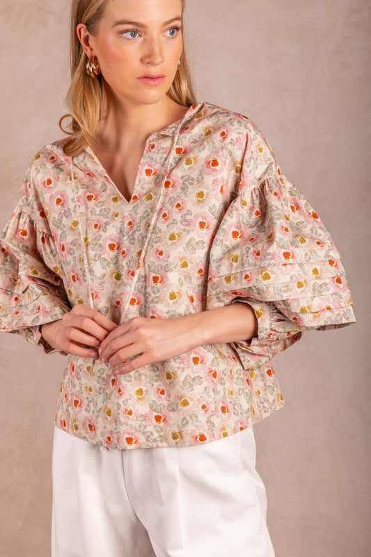 Prim's Floral Blouse