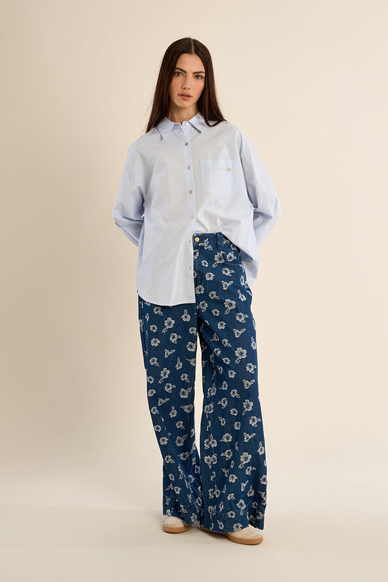 Tailored Blue Button Down