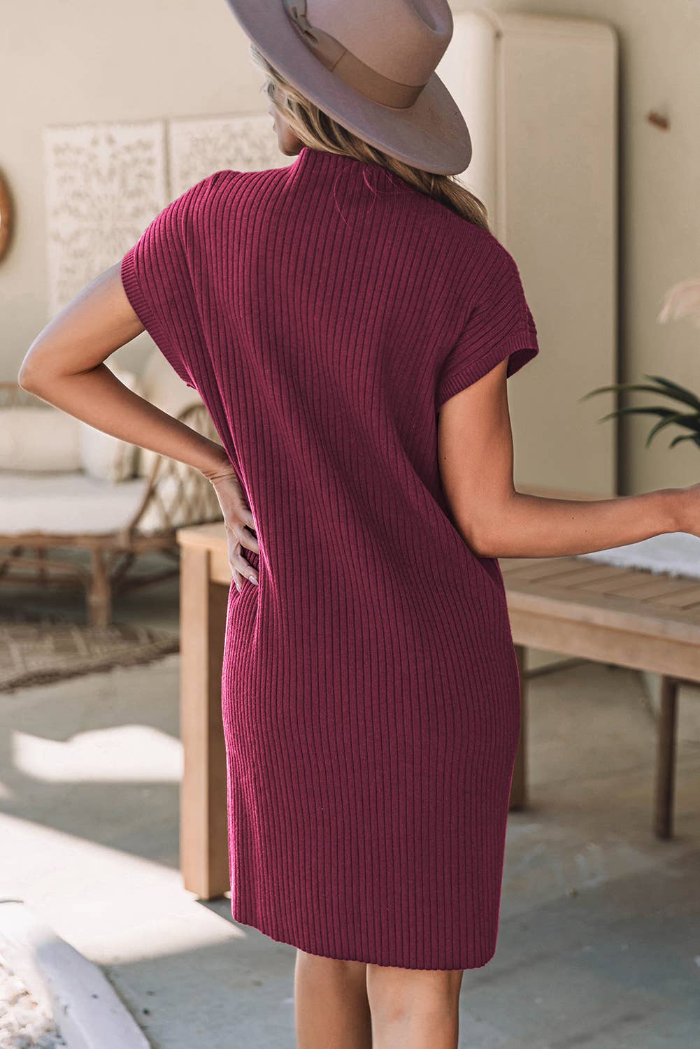 Dahlia Patch Pocket Sweater Dress