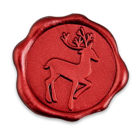 Christmas Wax Seal Stickers - 25 Pk