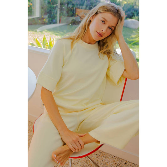 Modal Ribbed Neck Top