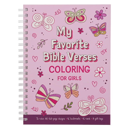 Favorite Bible Verses For Girls ColorBook