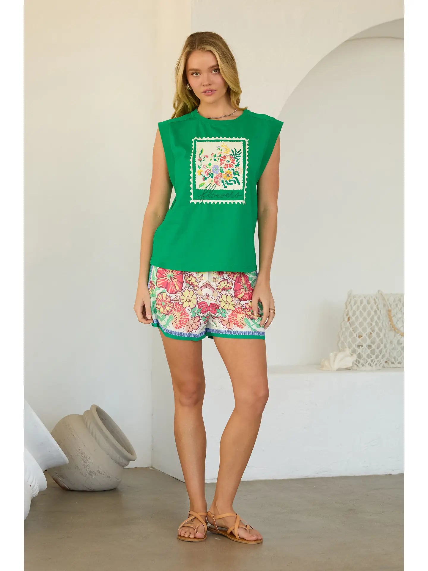 Summer Fun Floral Tee