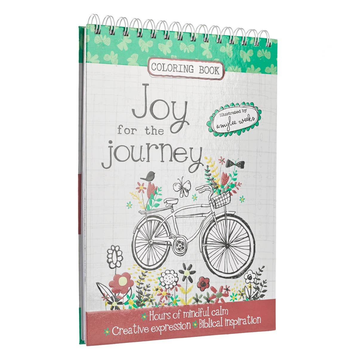 Joy for the Journey Wirebound Coloring Book
