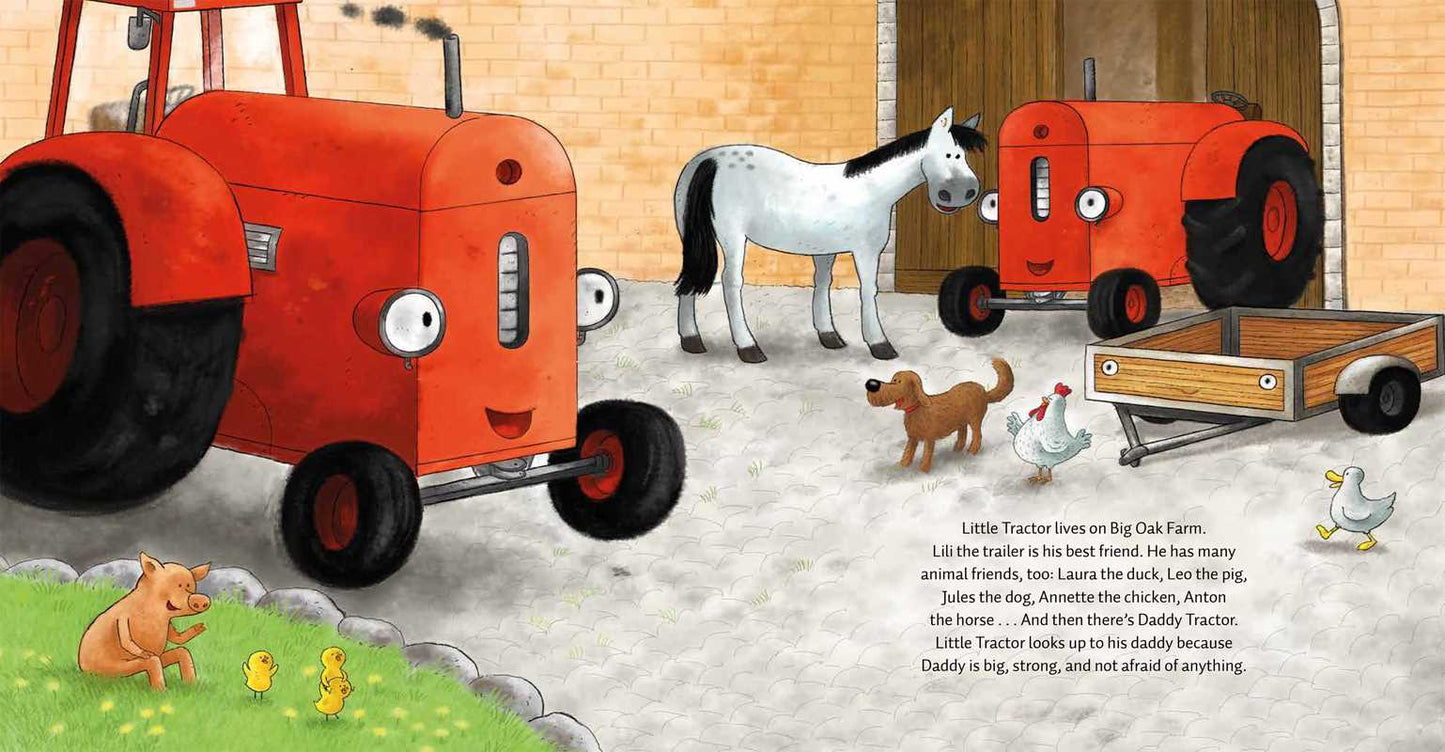 Little Tractor Is Brave Book by Natalie Quintart