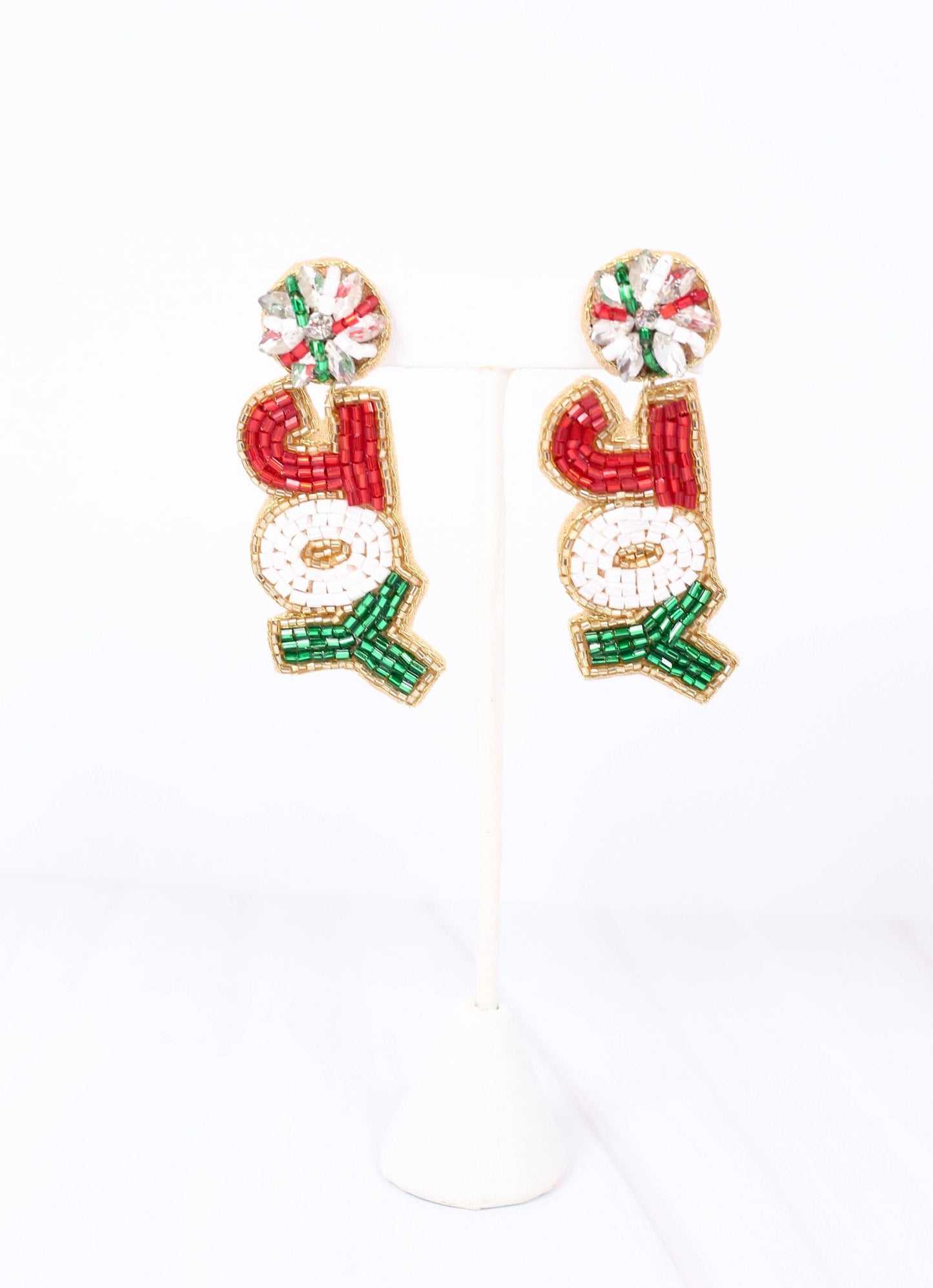 "Joy" Beaded Drop Earring