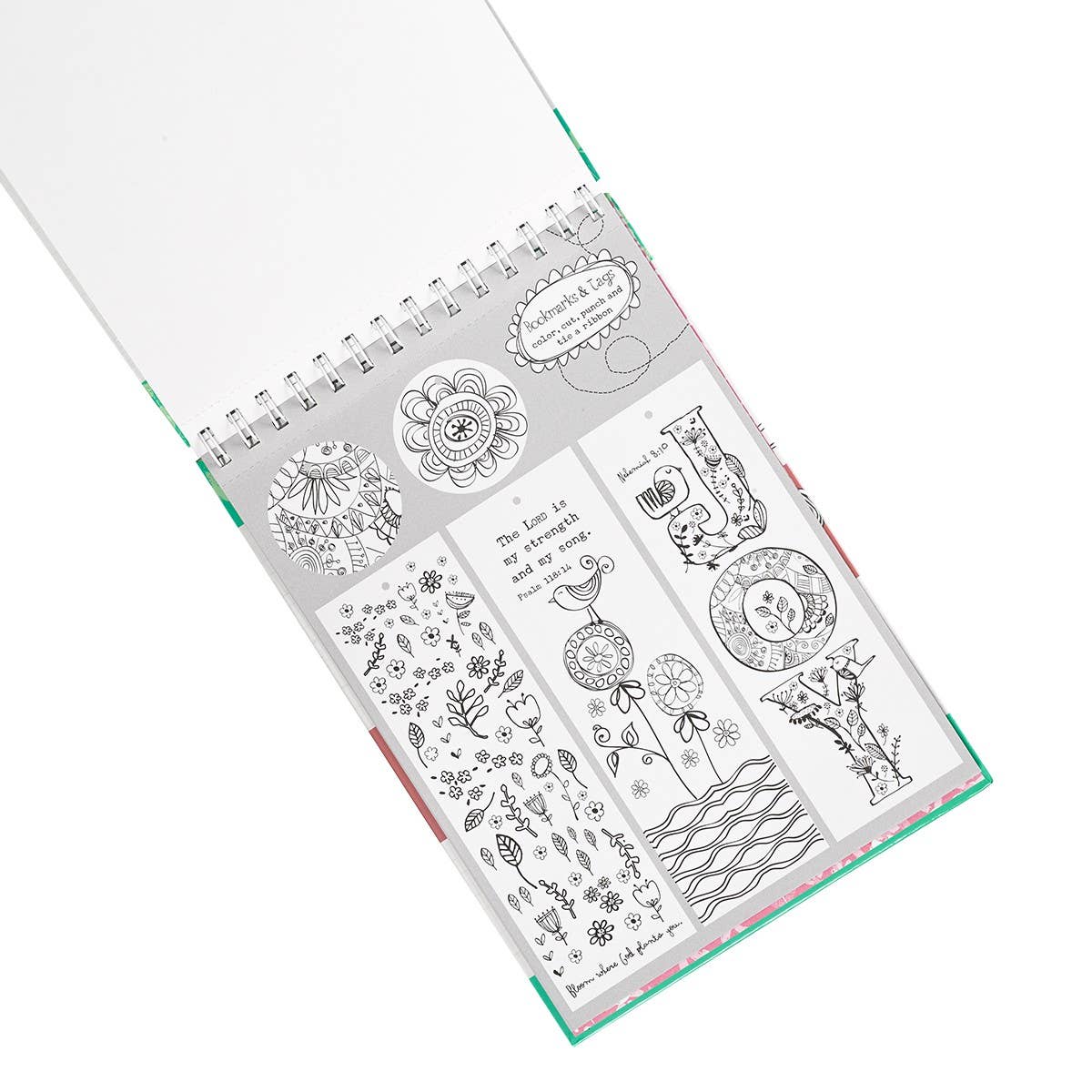 Joy for the Journey Wirebound Coloring Book