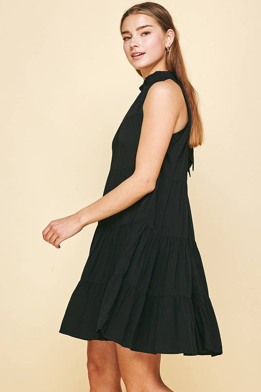 Sadie's Black Halter Dress