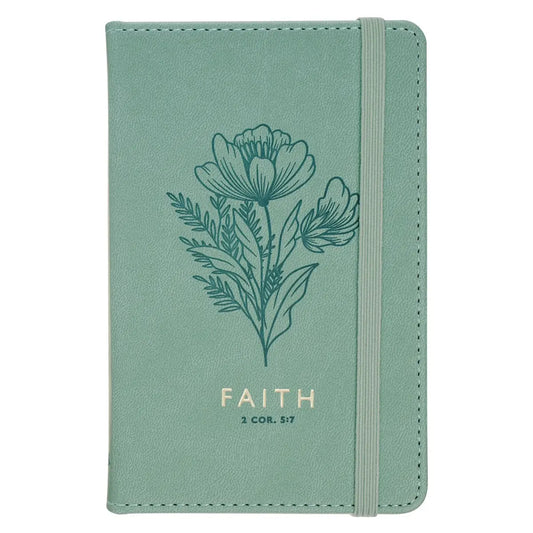 Green Faith Small Notebook