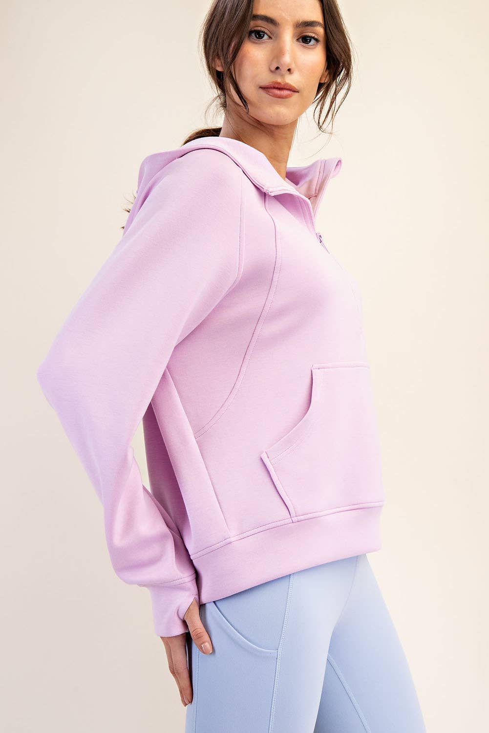 Blossom Scuba 1/4 Zip Hoodie