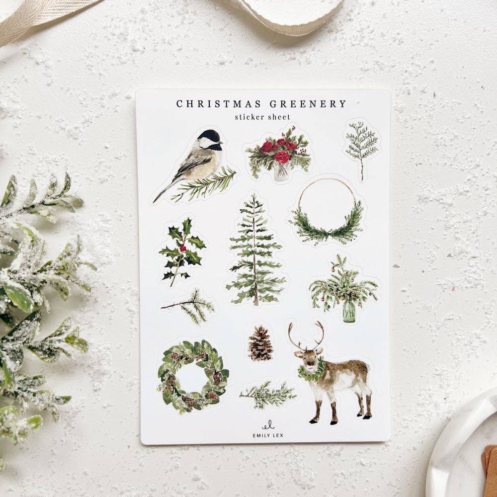 Christmas sticker sheets