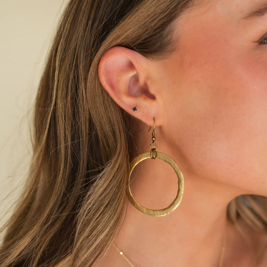 Donut Disc Earrings