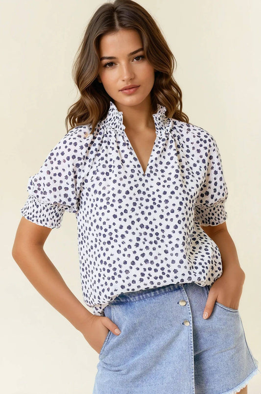 Polka Dot Blouse