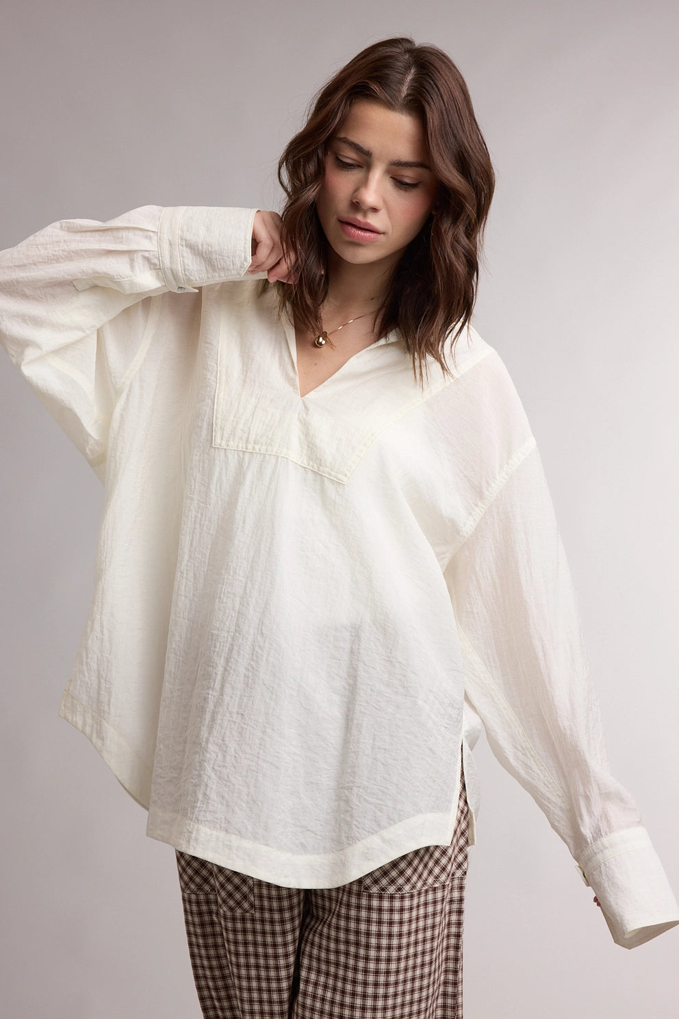 Oversized Popover Shirt
