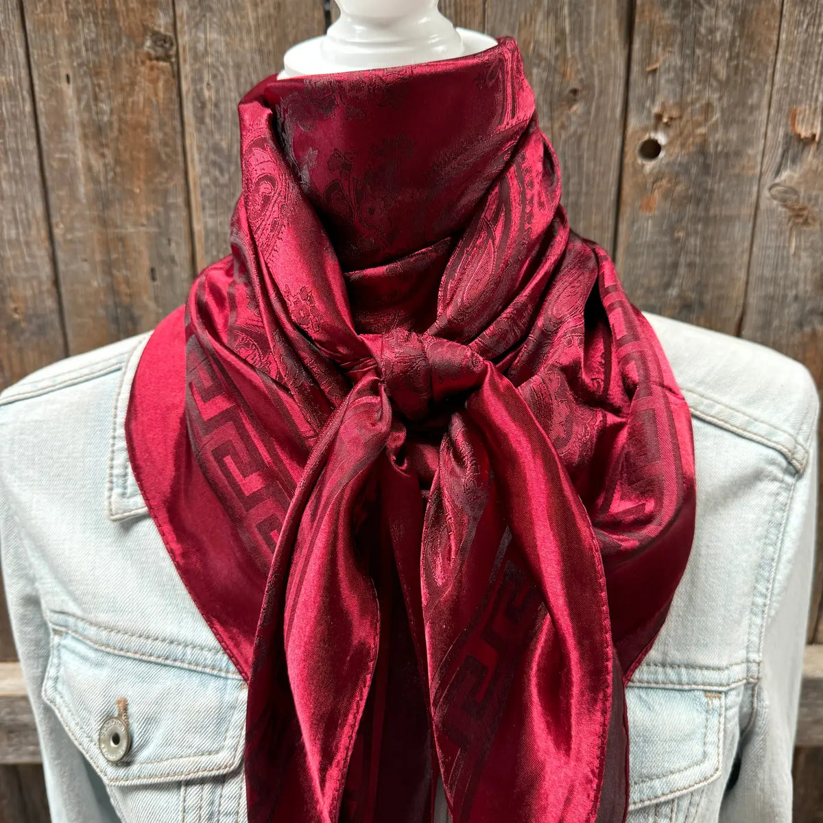 35 X 35" Jacquard Wild Rag