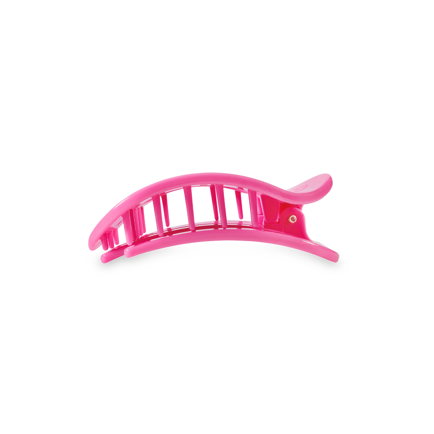 Paradise Pink Small Flat Round Hair Clip