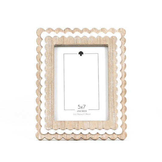 Neutral Scallop 5X7 Frame