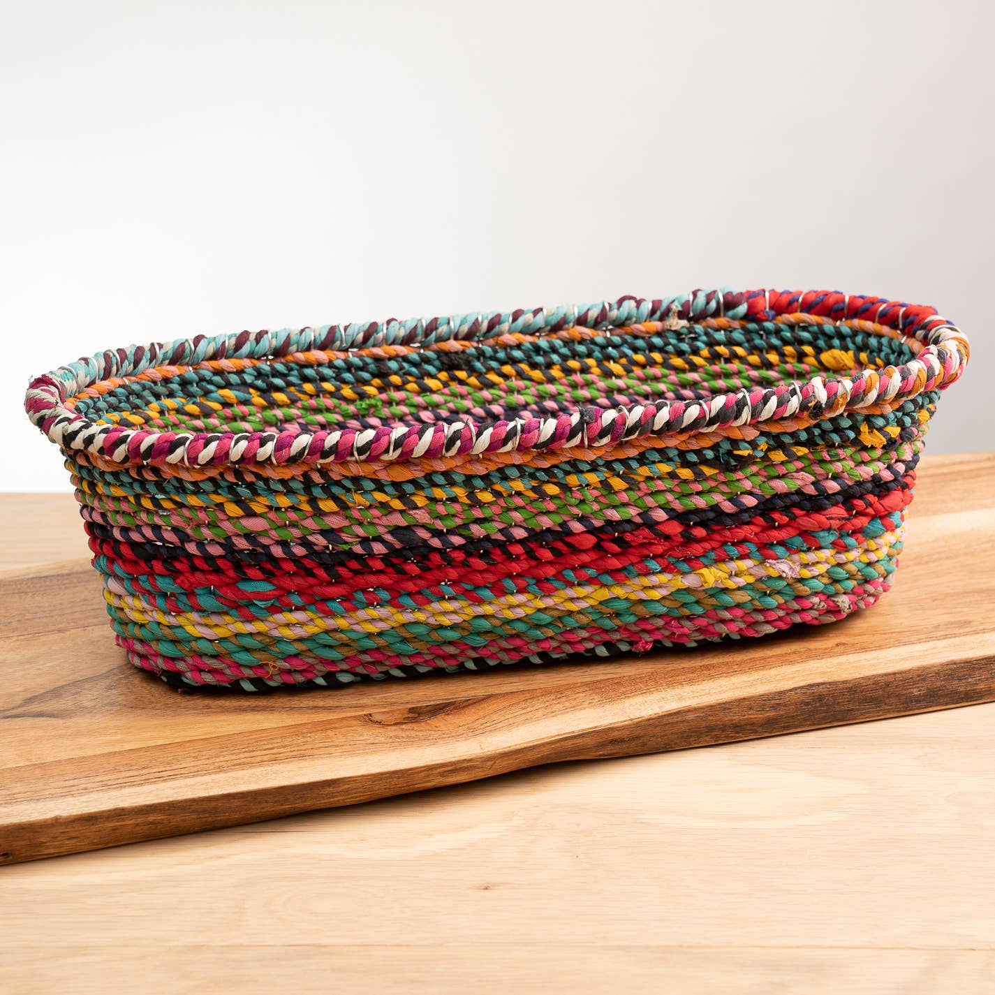 Jute Rounded Rectangle Basket