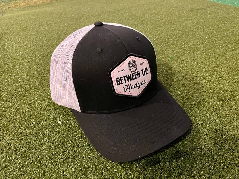 Black & White "Between The Hedges" Trucker Hat
