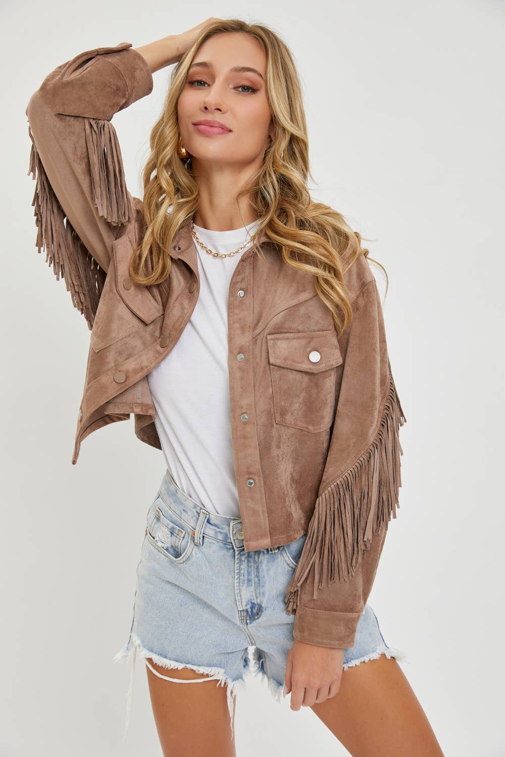 Western Suede Shacket