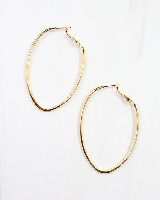 Daniiella Oval Hoop