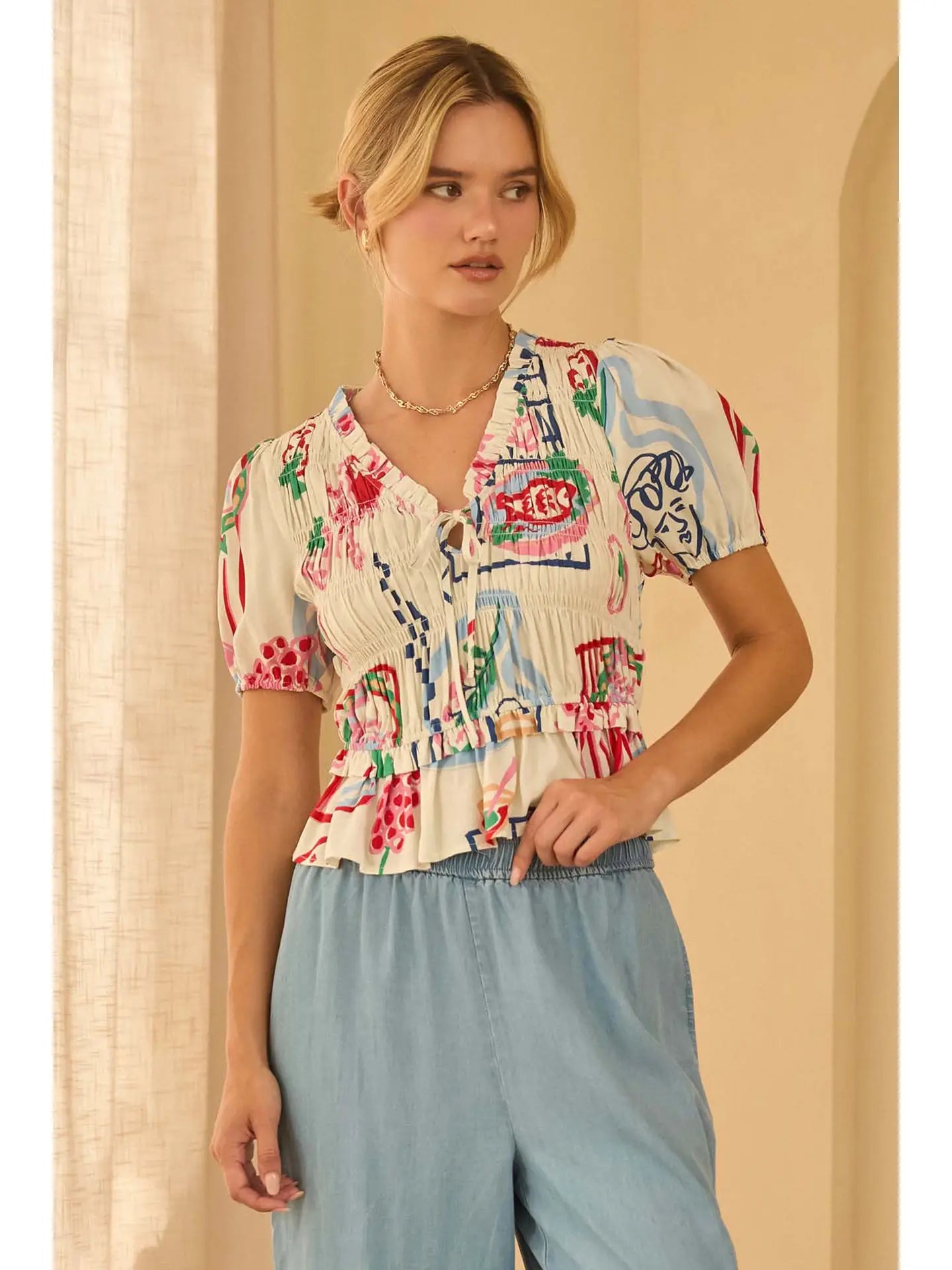 Mae's Peplum Blouse