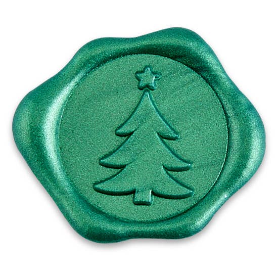 Christmas Wax Seal Stickers - 25 Pk