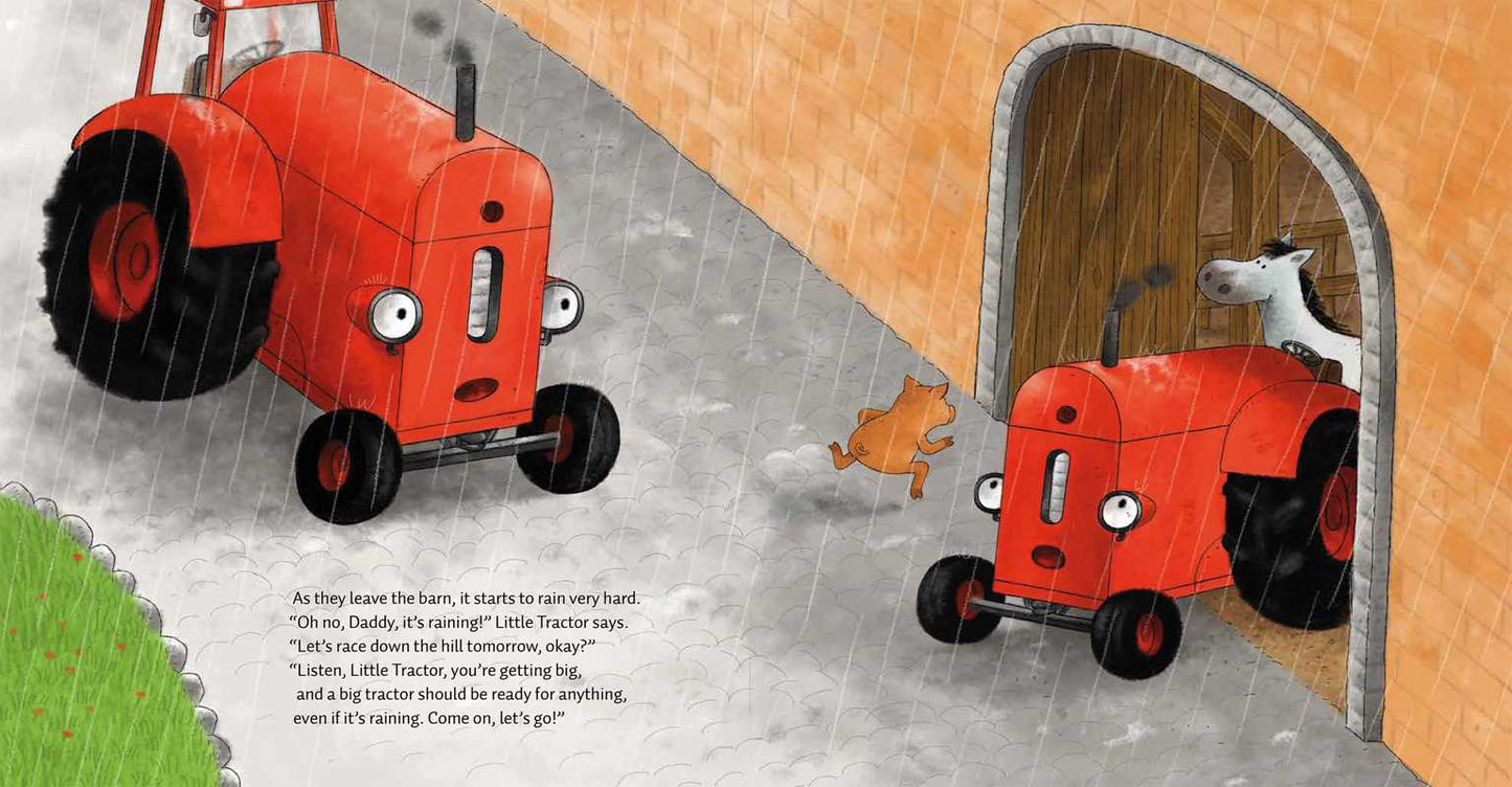 Little Tractor Is Brave Book by Natalie Quintart