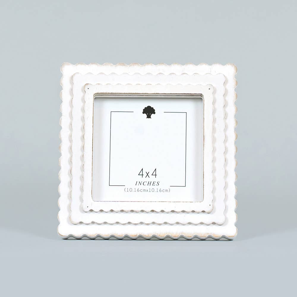 White 4X4 Frame