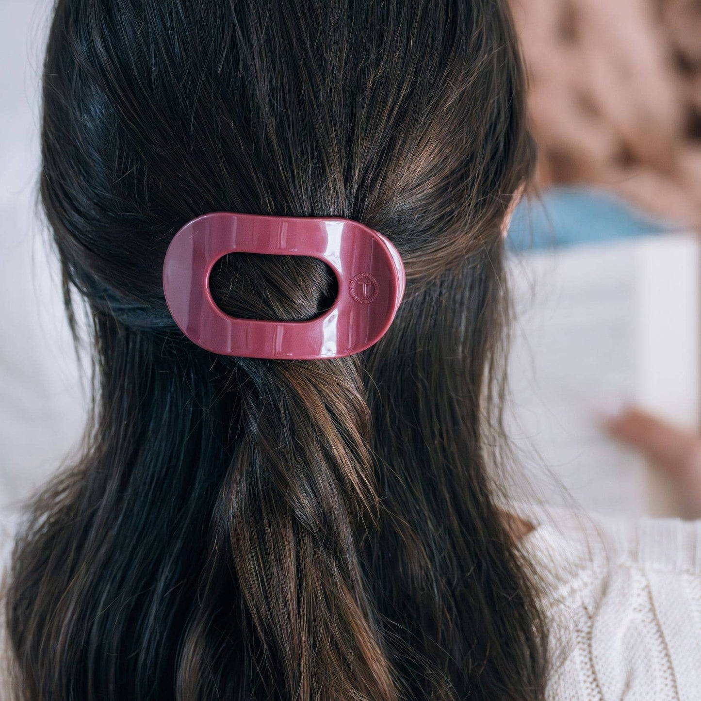 Flat Round Hair Clip | Small | Wild Side