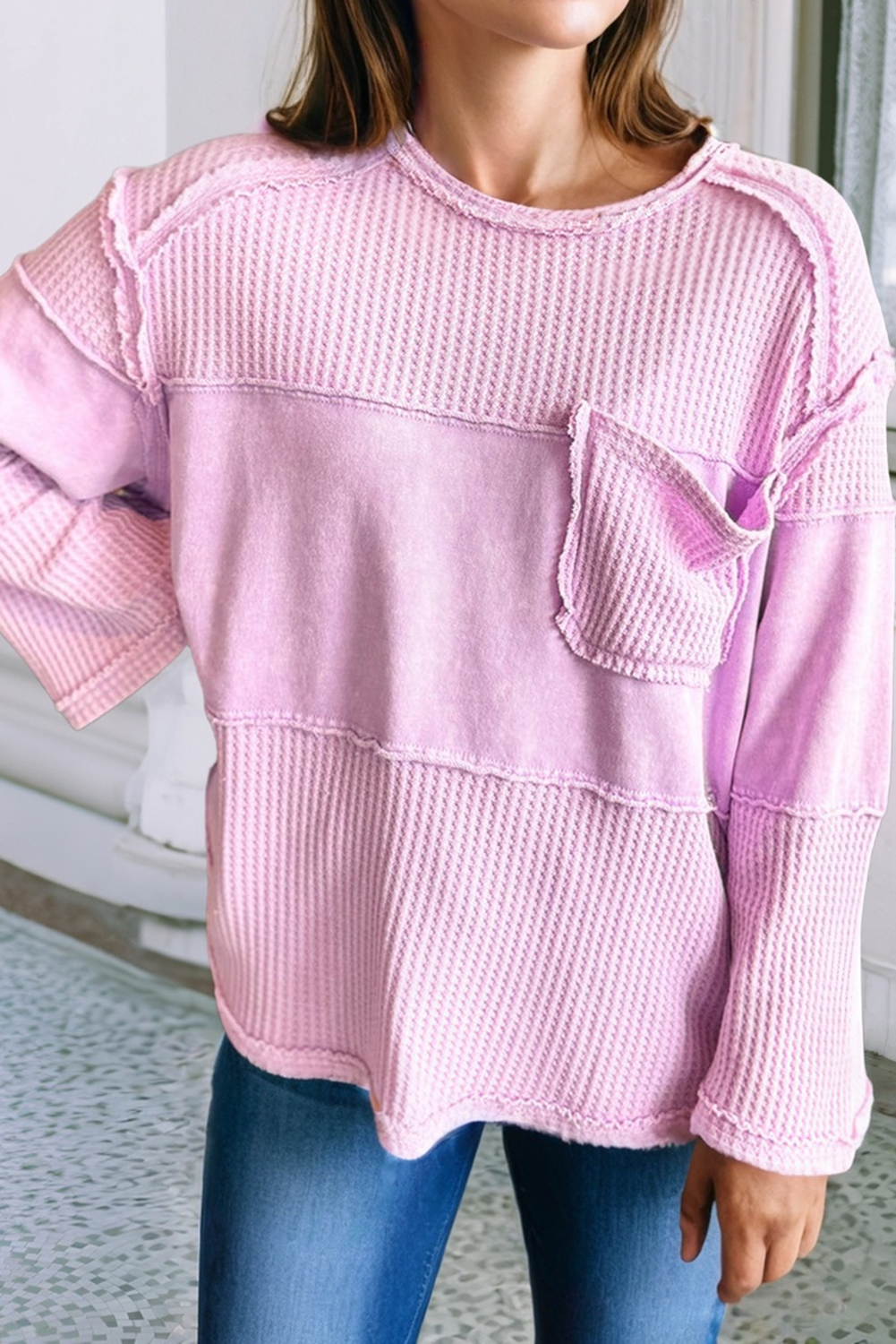 Lily's Thermal Knit Top
