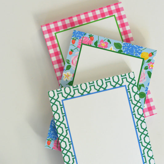 Green Trellis Notepad
