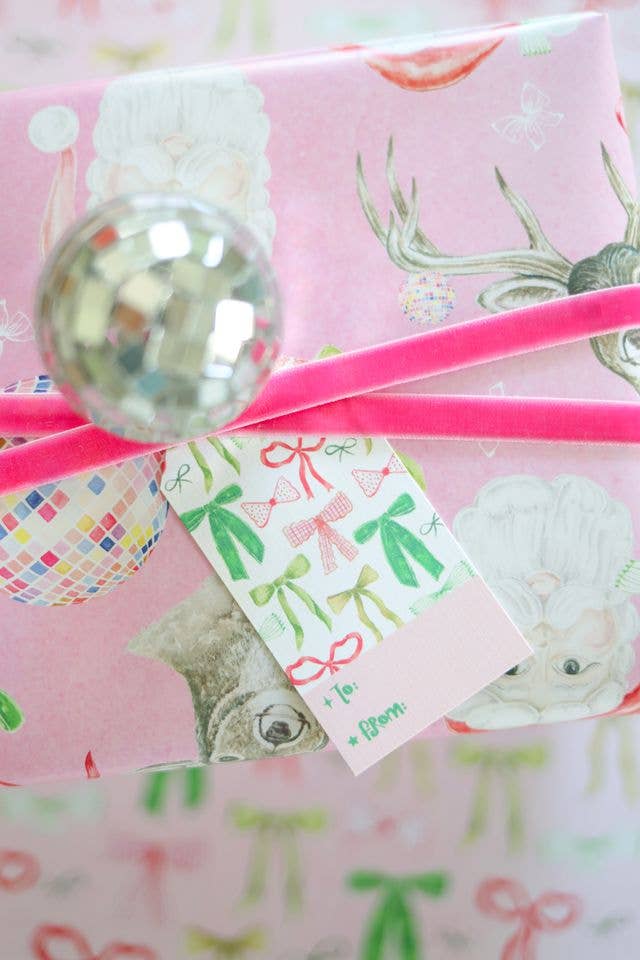 Festive Bows Gift Tags