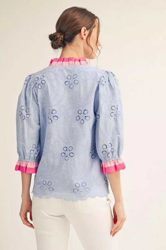 The Strawberry Sky Blouse