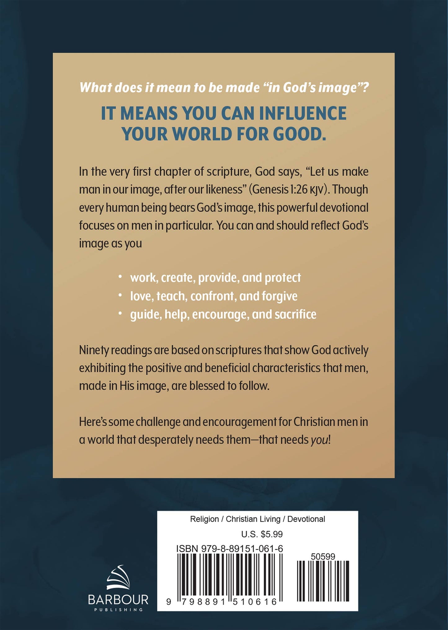 Devotions for the Man Made in God’s Image